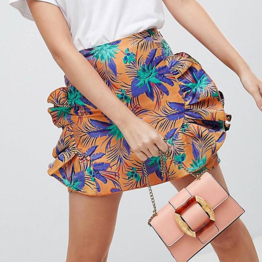 Asos design Petite mini skirt